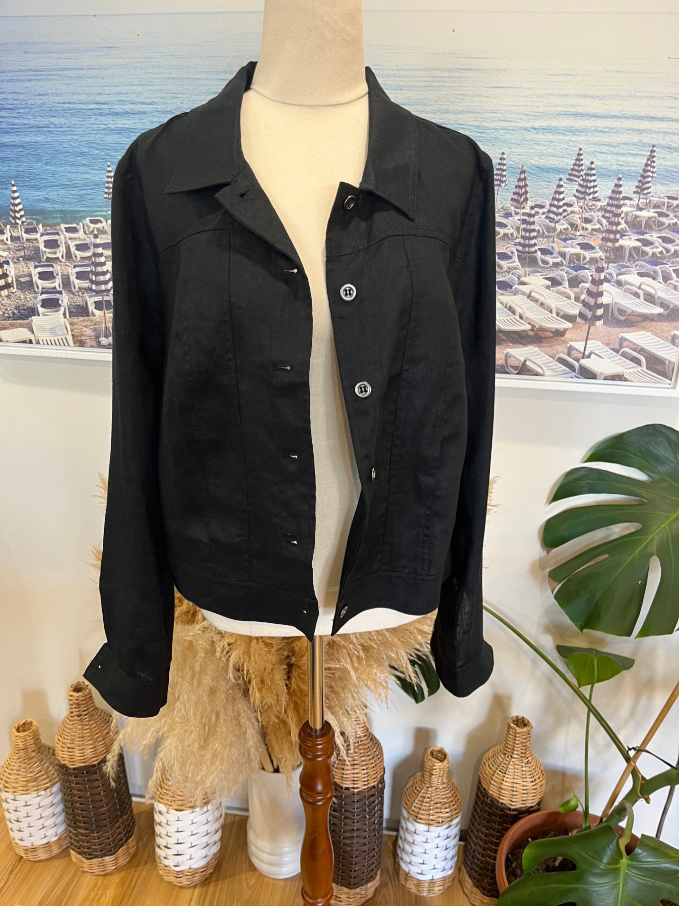 JACQUI·E Jacket Black Size 12