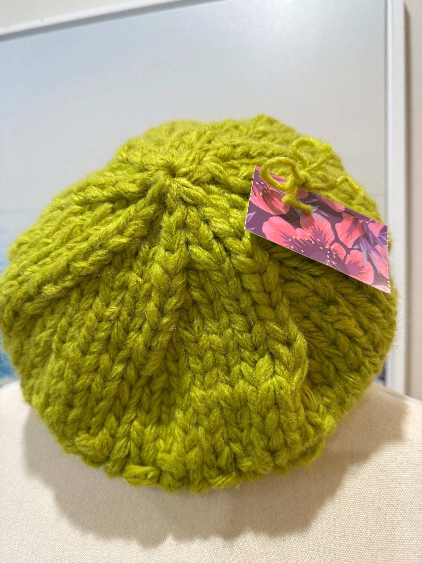Hat Beret Green