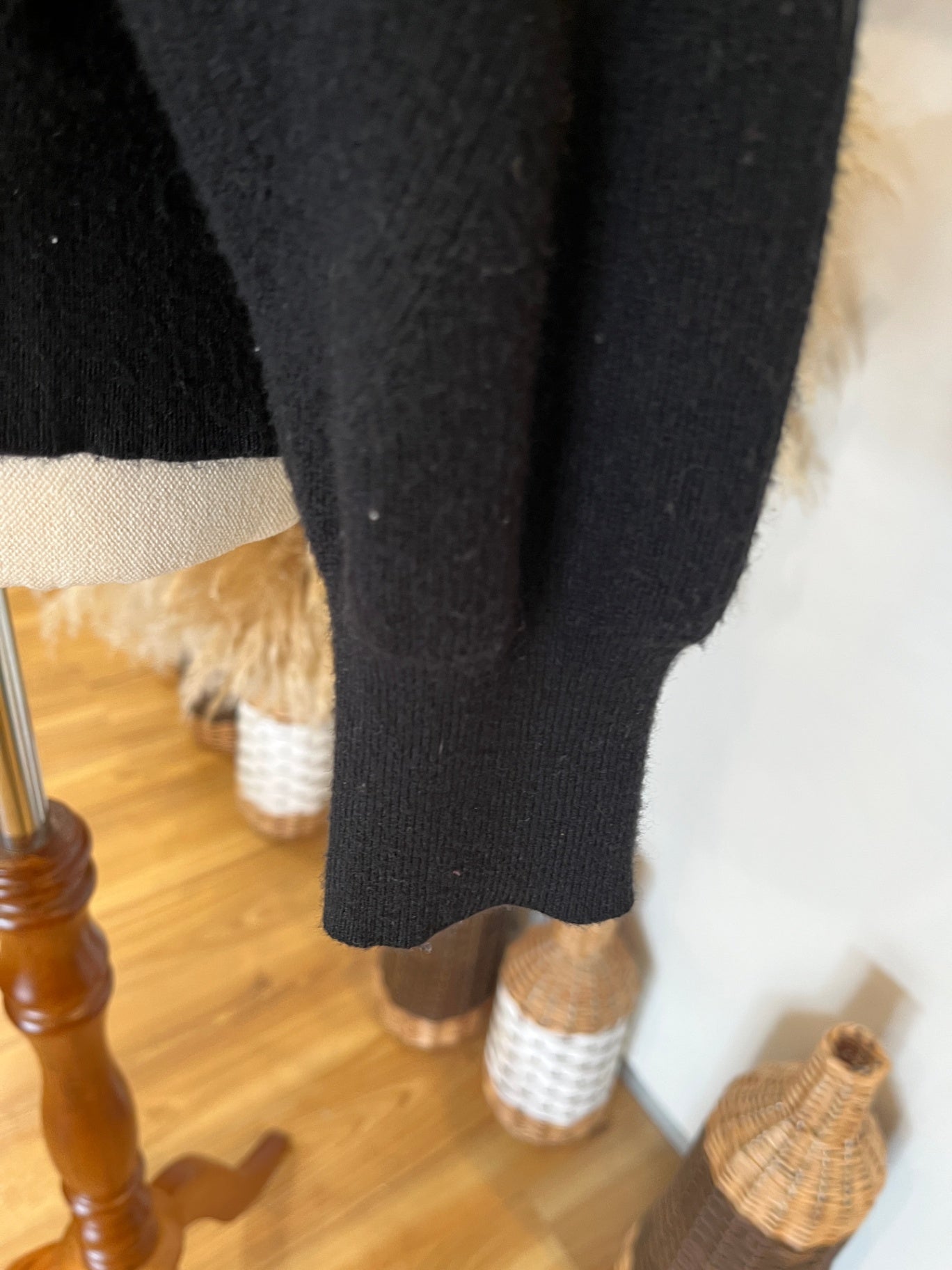 M&S Collection Black Cardigan with Gold Buttons