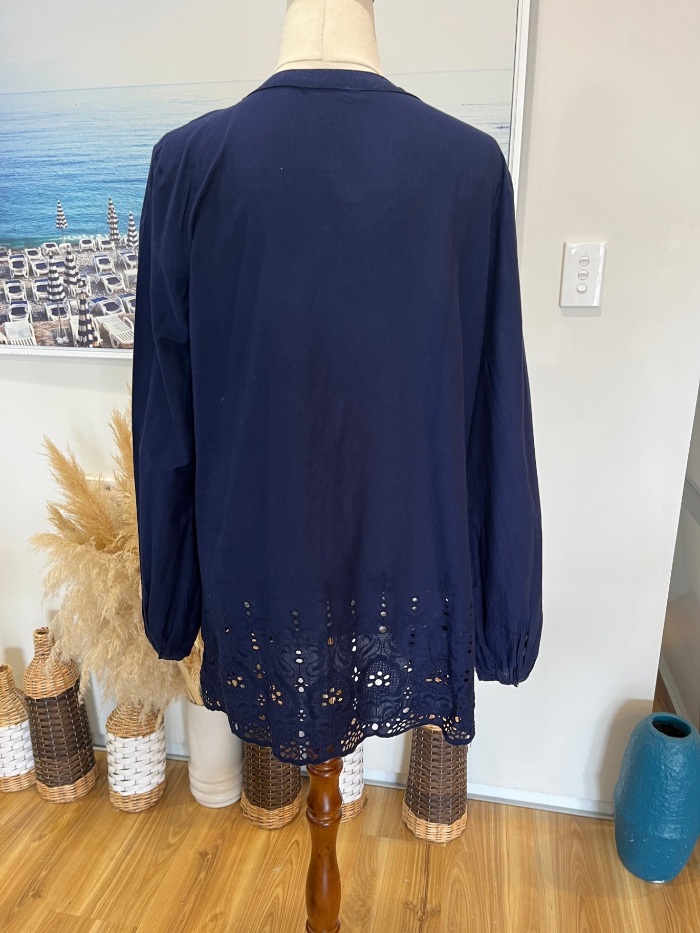 M&S Collection Blouse Navy Blue Size 12