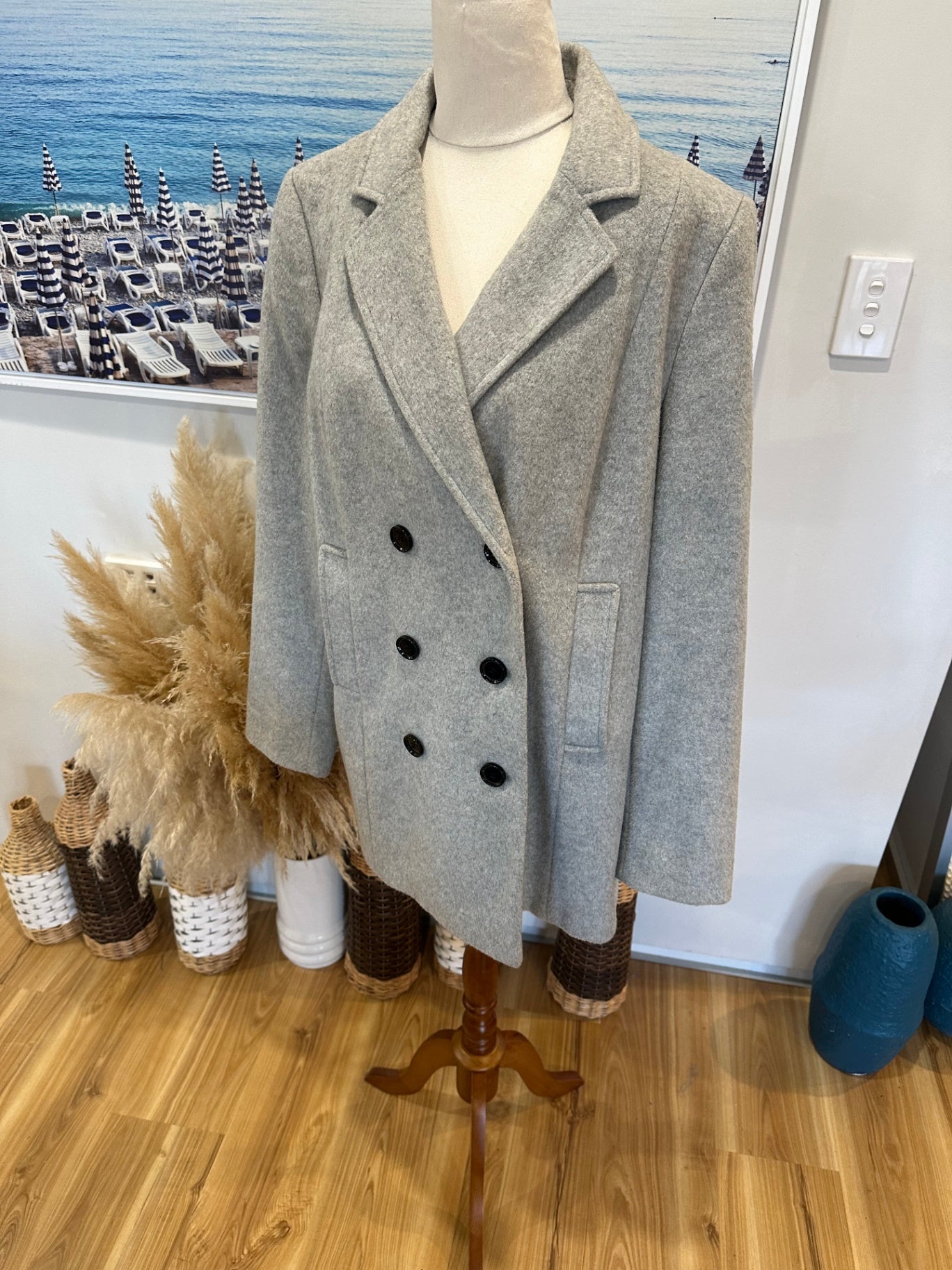 JAEGER Grey Coat Size 12