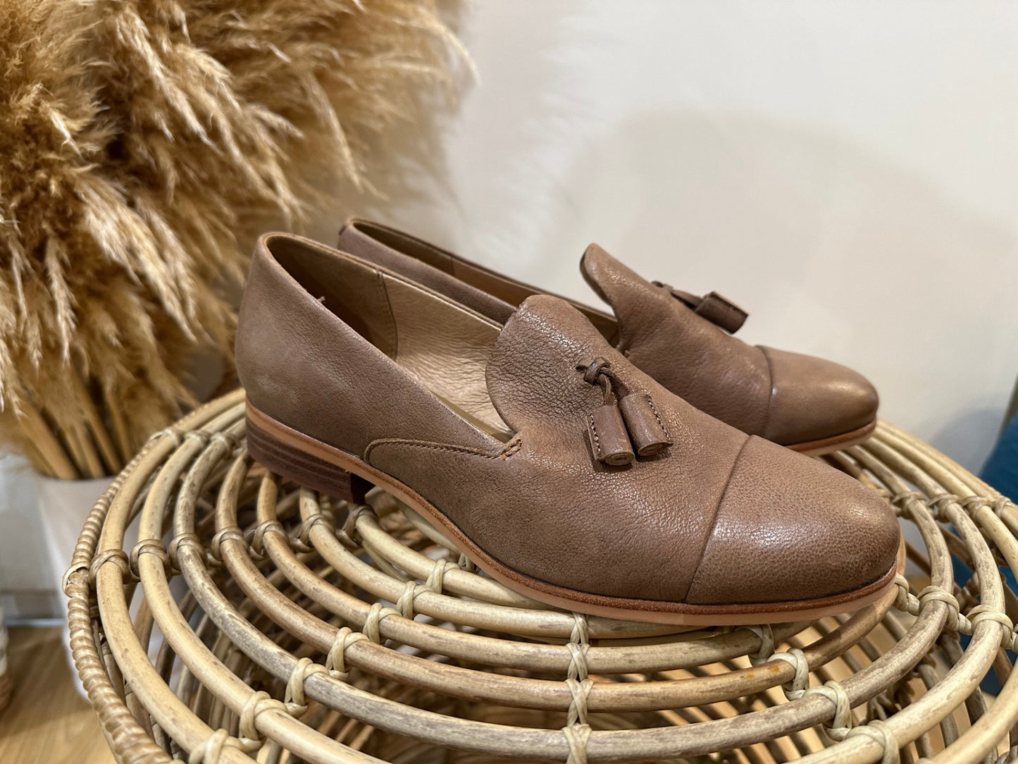 Clark's Tan Flat Shoes 