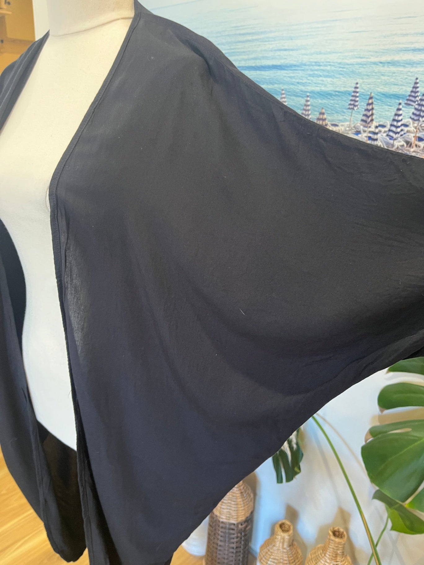 NOOZ Black Duster Jacket