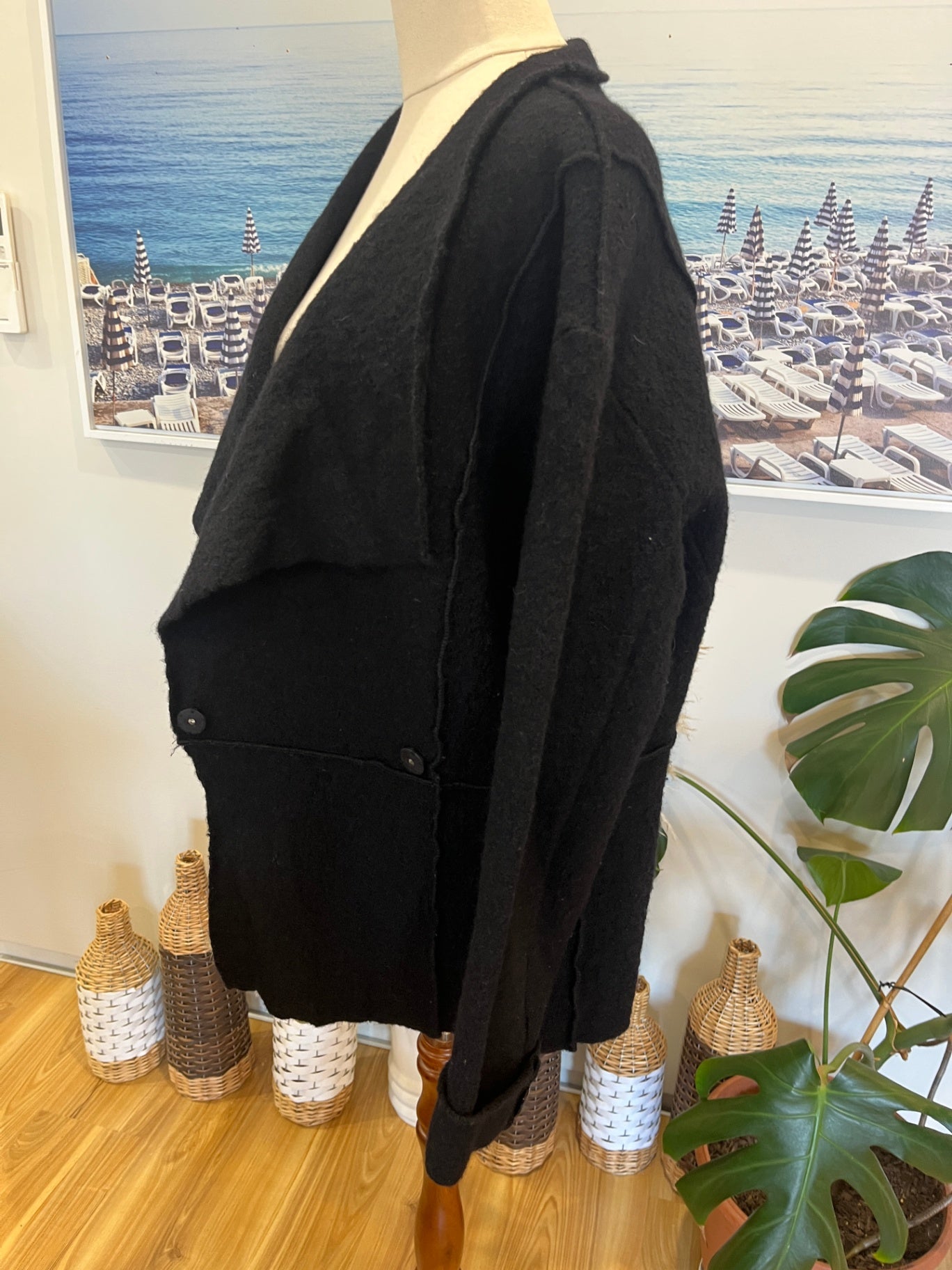 Stitches Australia Black Coat XL