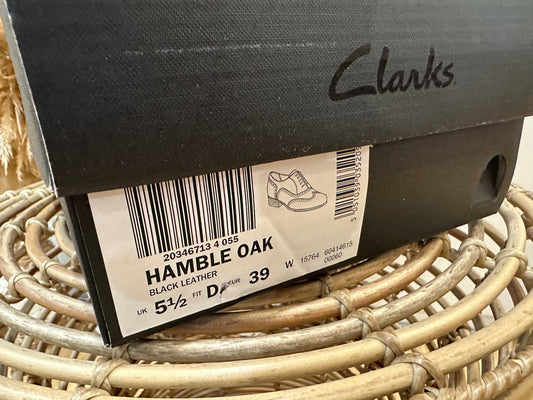 [SALE] Clarks Black Shoes Size 39