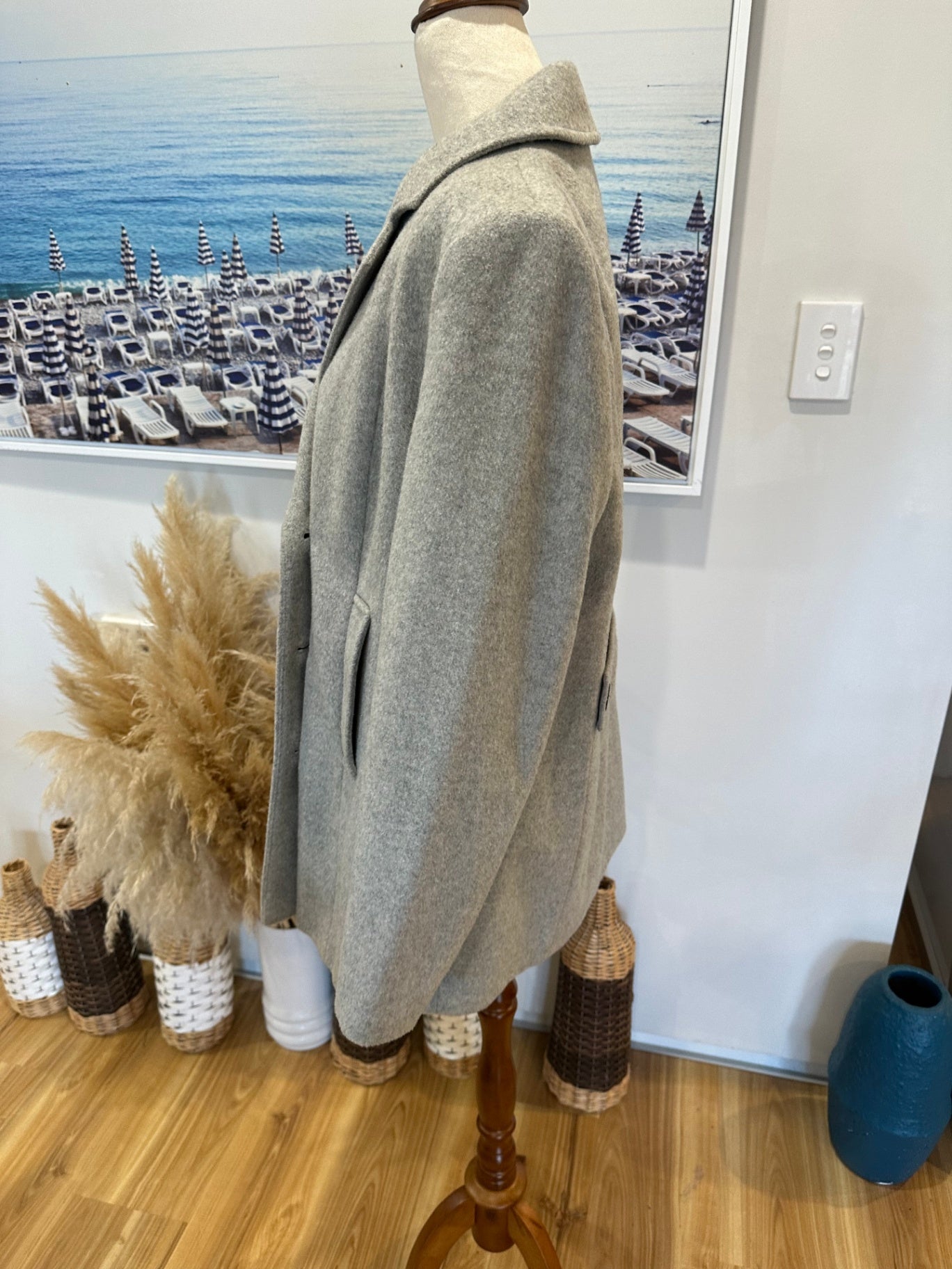 JAEGER Grey Coat Size 12