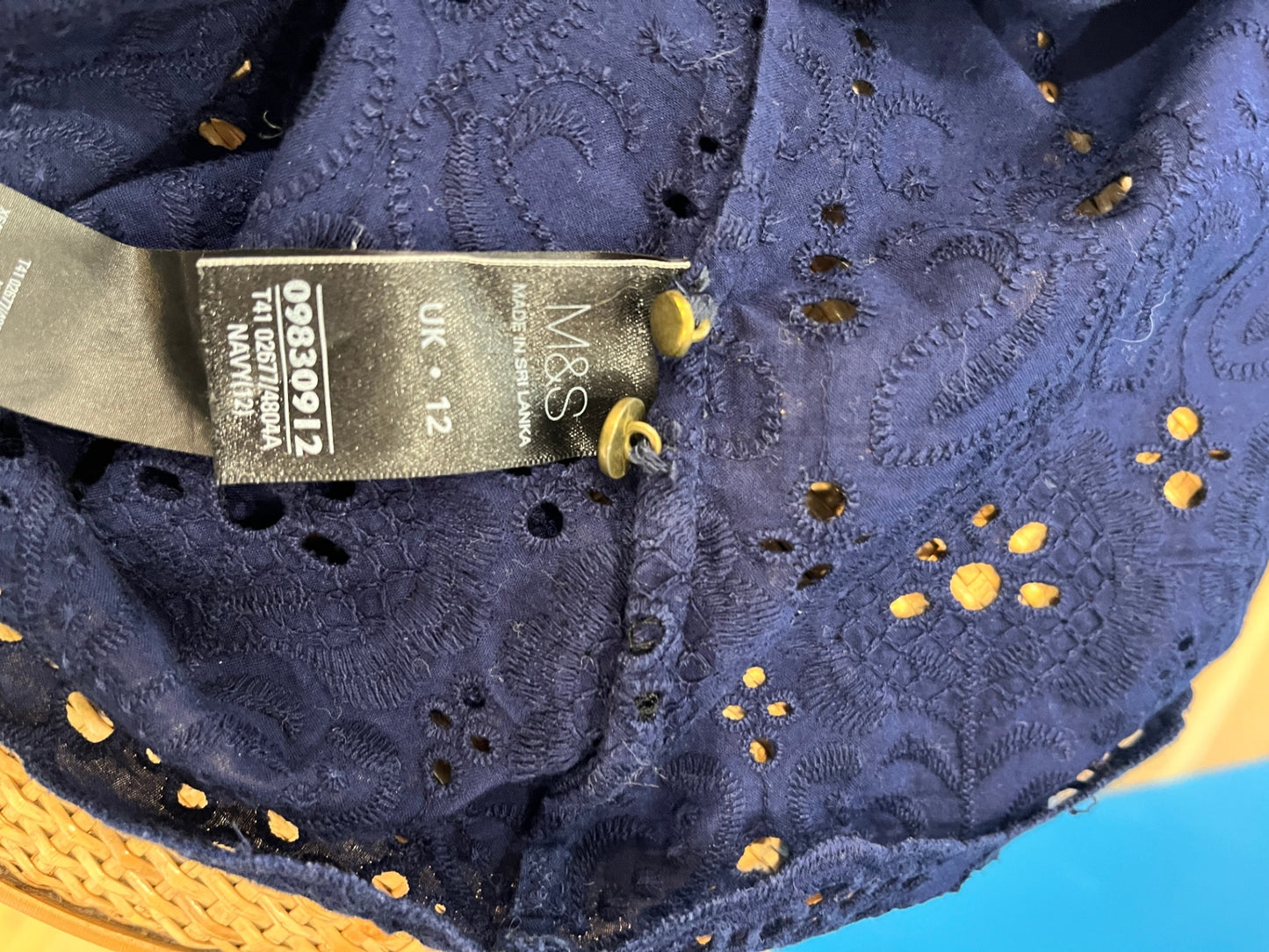 M&S Collection Blouse Navy Blue Size 12