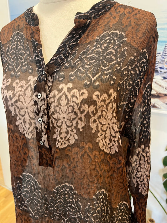 [SALE] Verge Blouse Medium Brown
