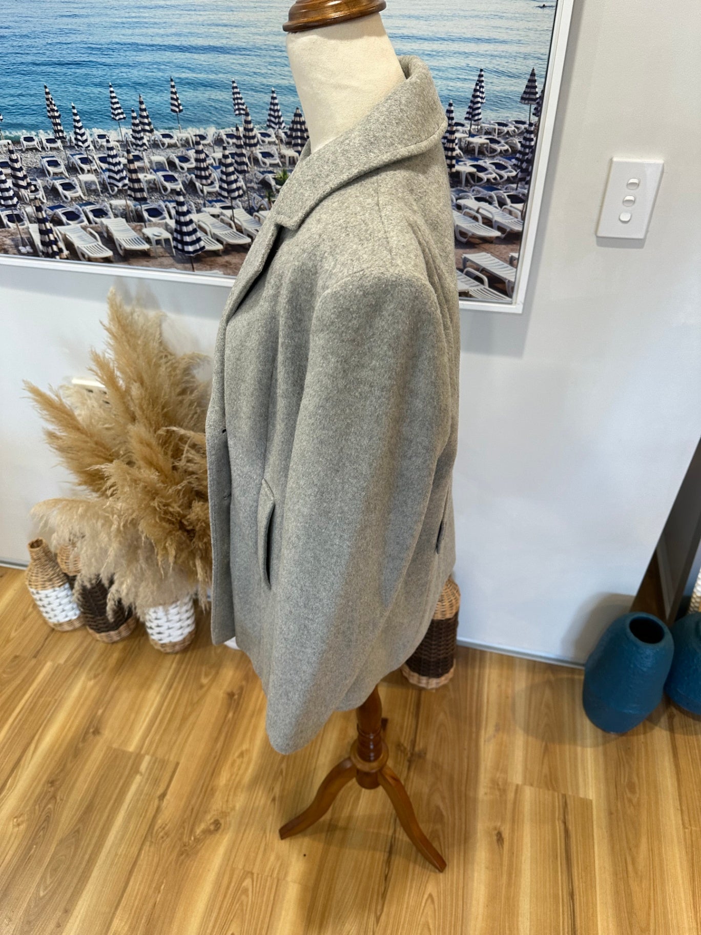 JAEGER Grey Coat Size 12