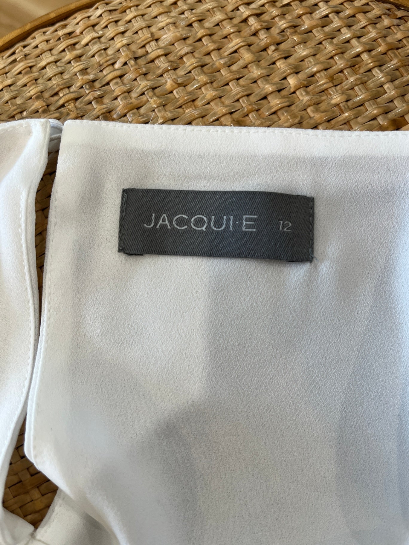 JACQUIE Blouse Cream/Off-white Size 12