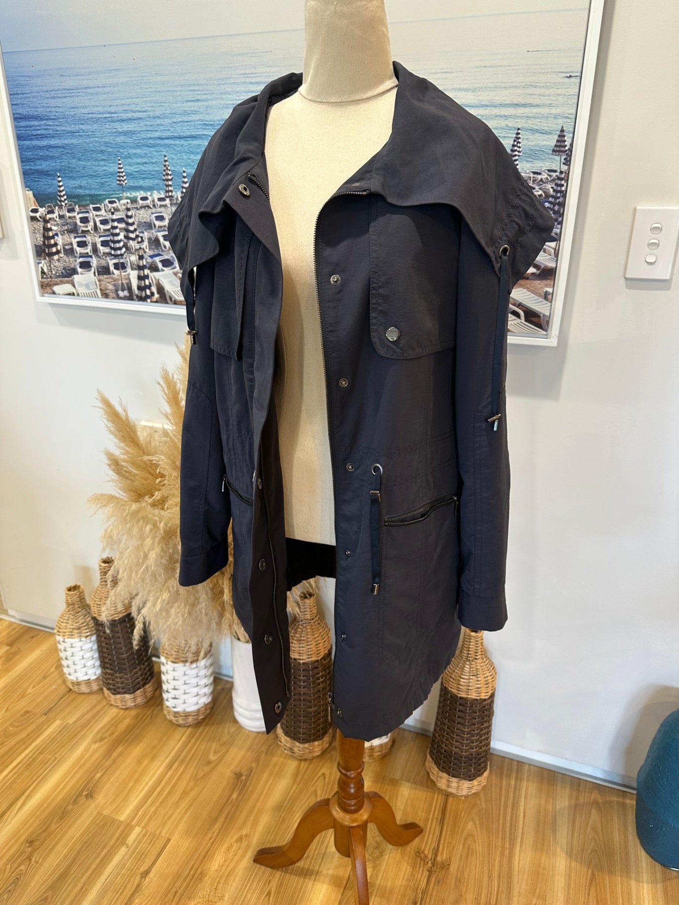 Marks & Spencer Autograph Coat Navy