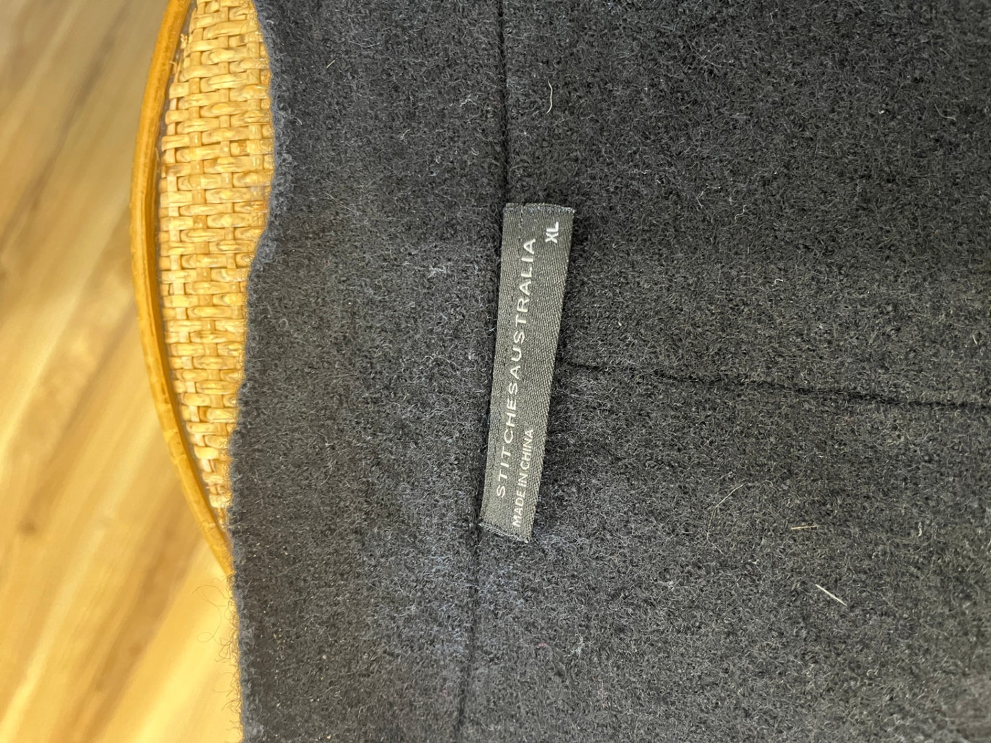 Stitches Australia Black Coat XL