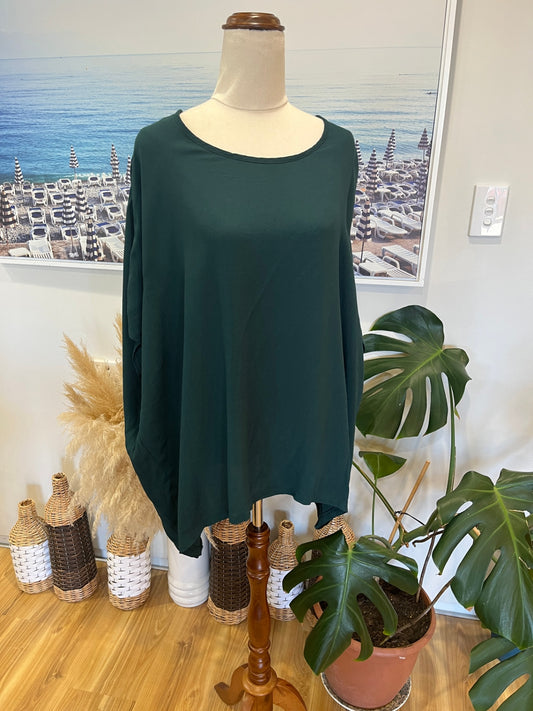 Boho Australia Emeral Green Blouse XL