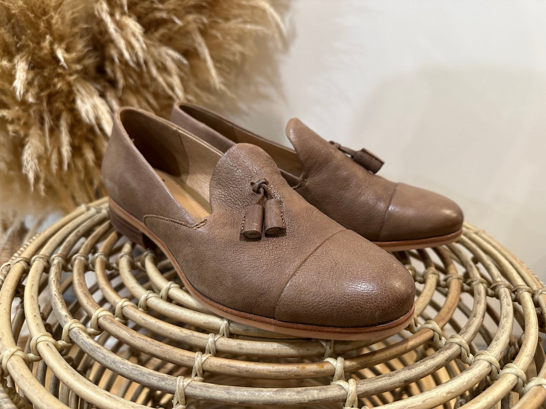 Clark's Tan Flat Shoes 