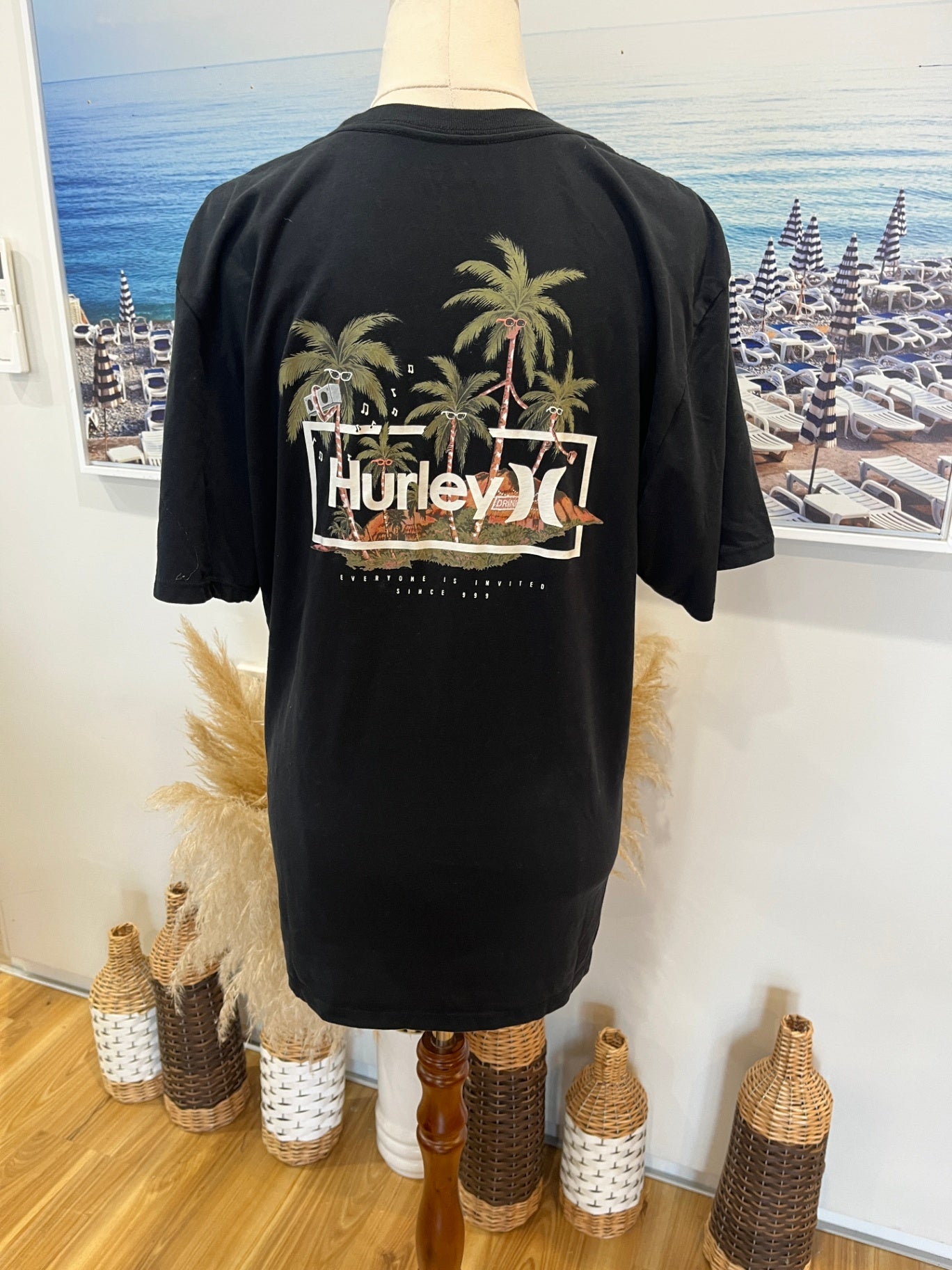 [SALE] Hurley T-Shirt Dark Blue Medium