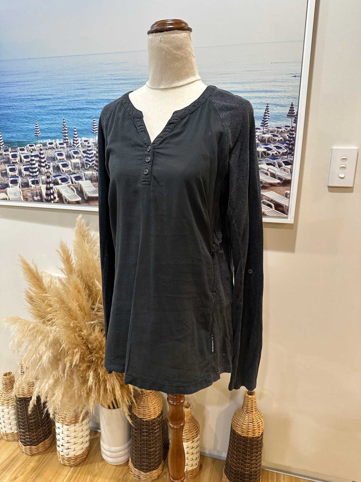 Kathmandu Shirt Black/Grey