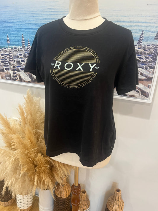 Roxy T-Shirt Black Size M