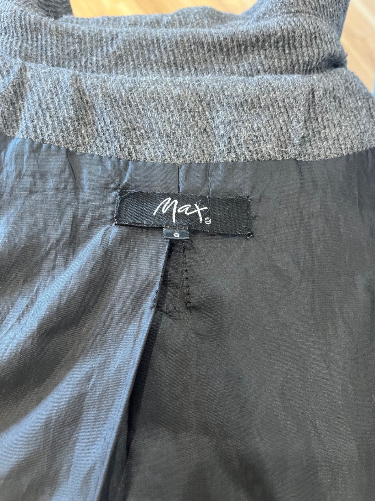 Max Grey Coat Size 8