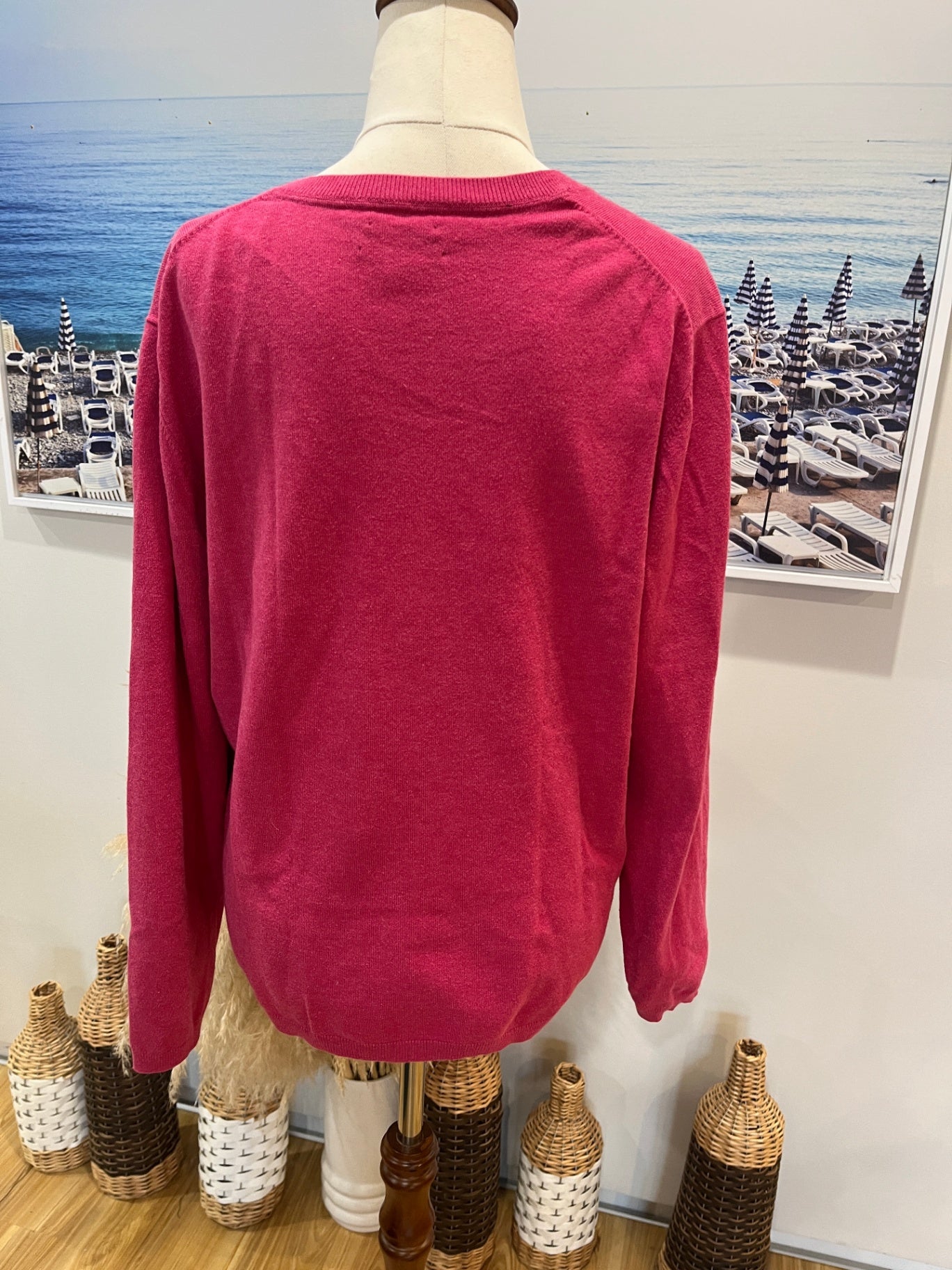 Tommy Hilfiger Top Bright Pink XL