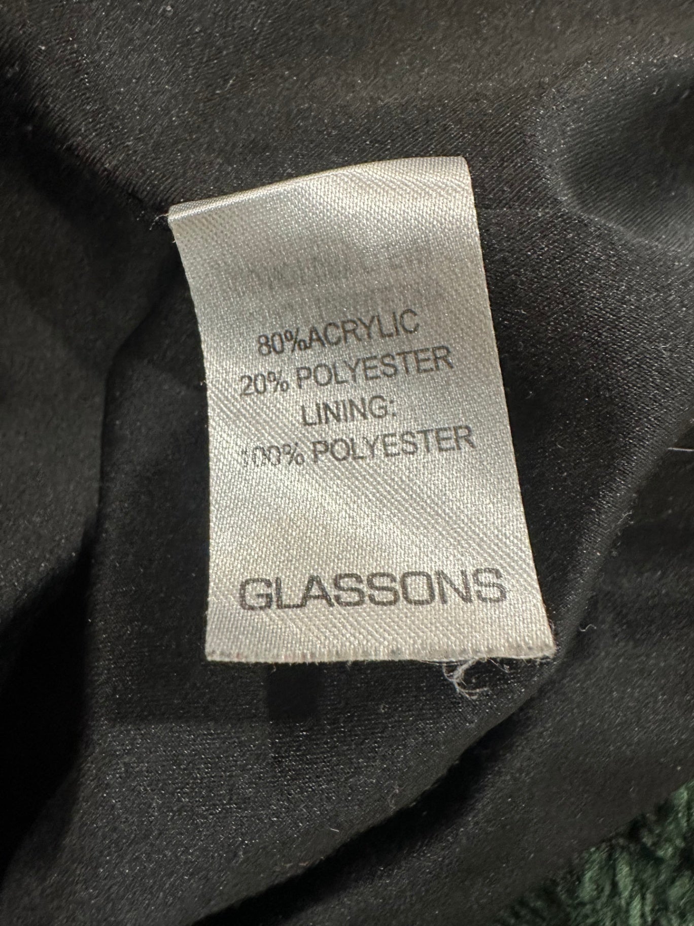 Glassons Fur Coat Green Medium 