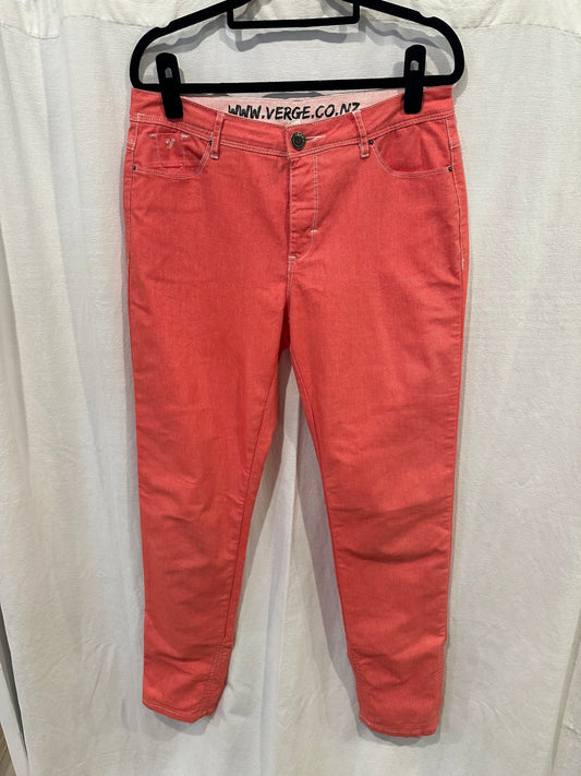 Verge Jeans Peach/Pink Size 12