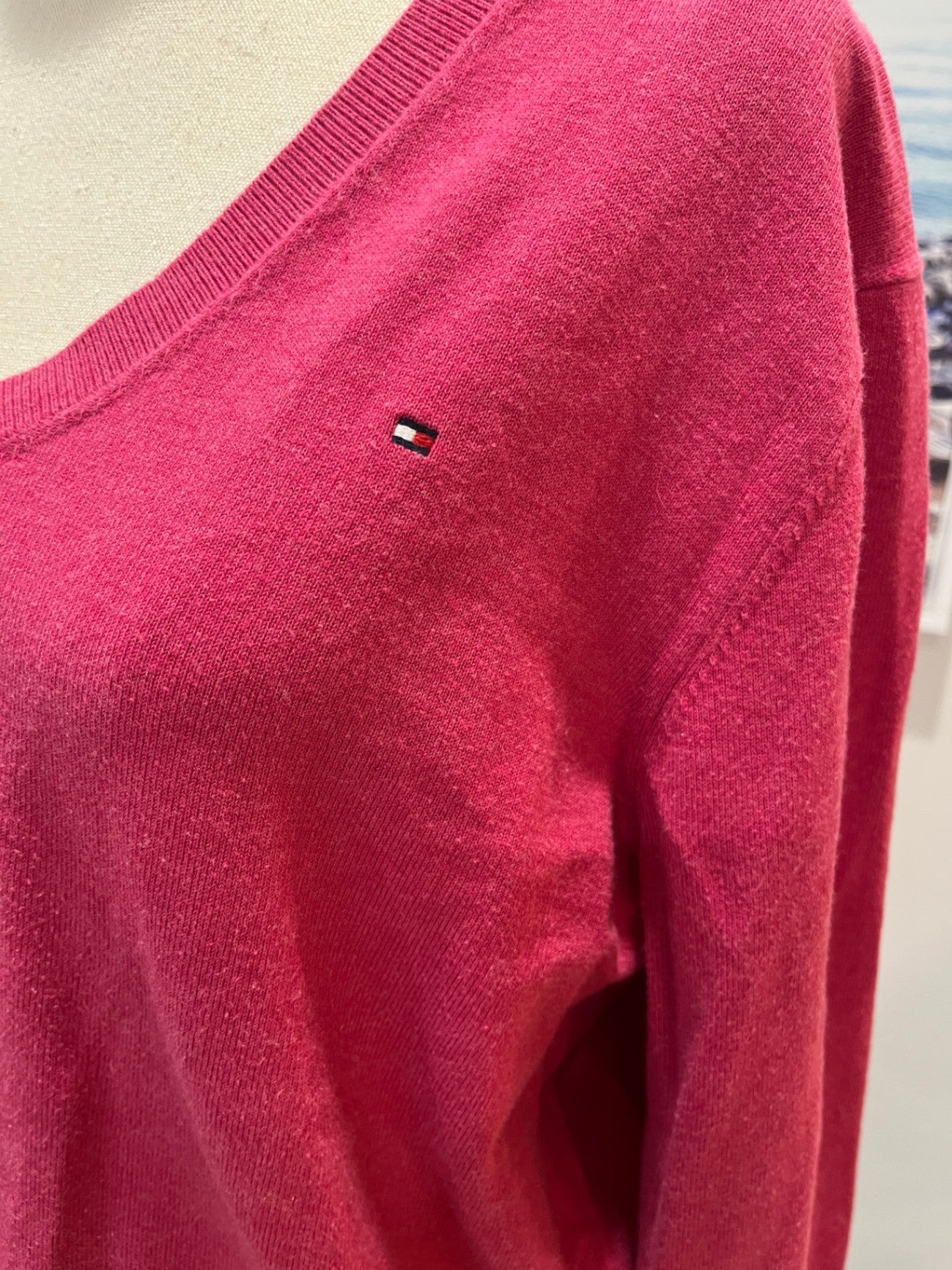 Tommy Hilfiger Top Bright Pink XL