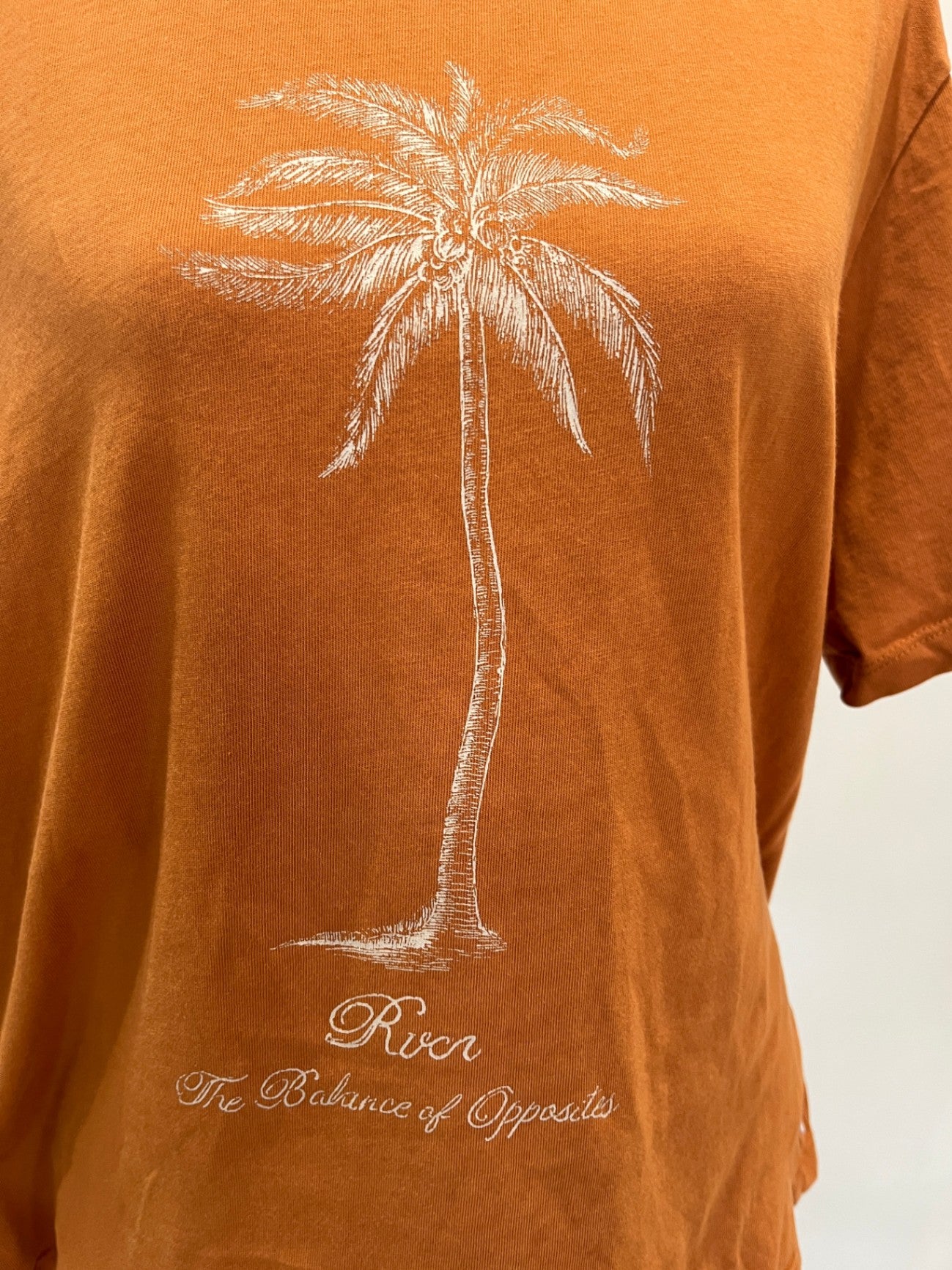 RVCA T-Shirt Rust Colored