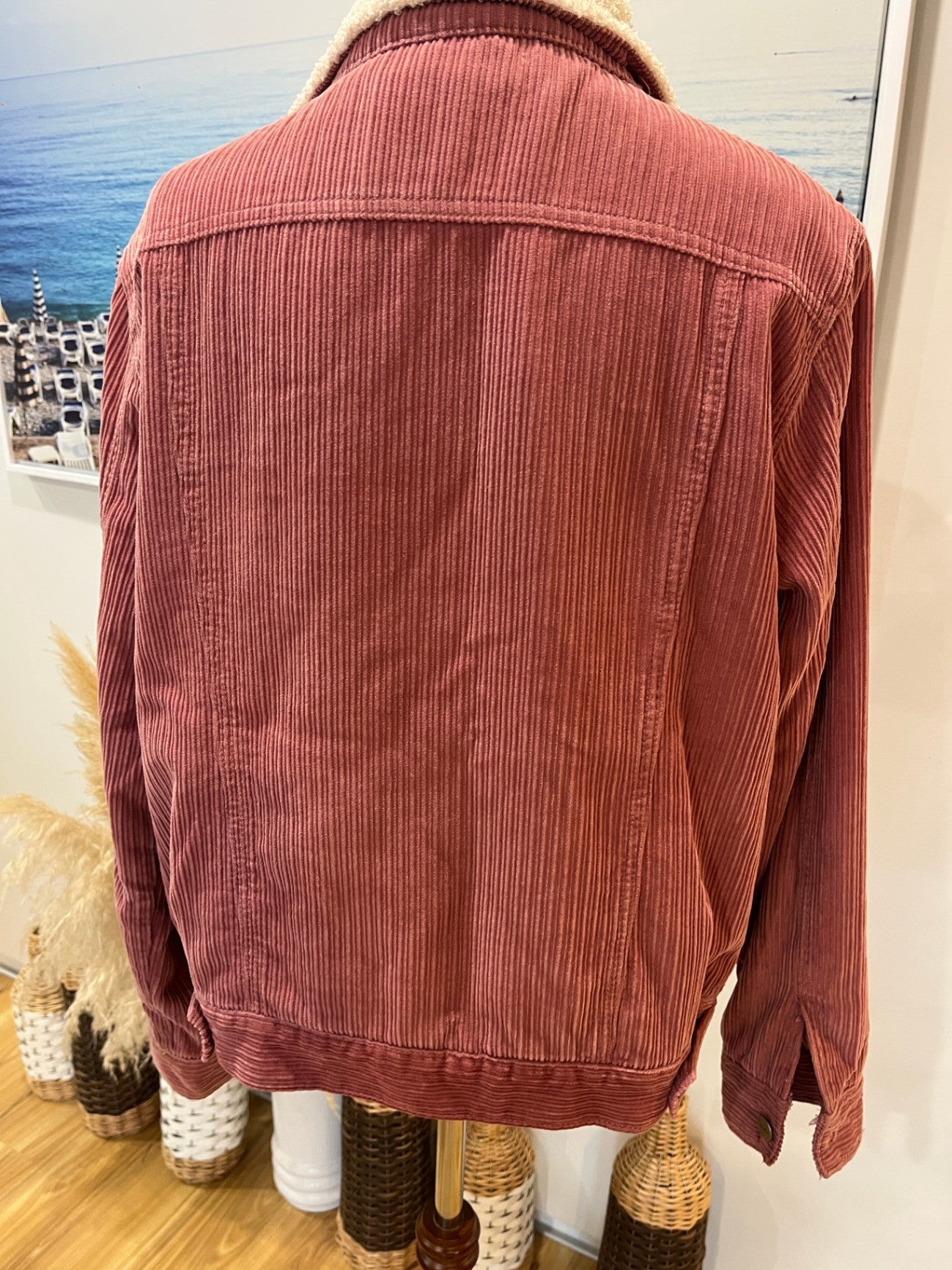 RVCA Pink Jacket Size 10