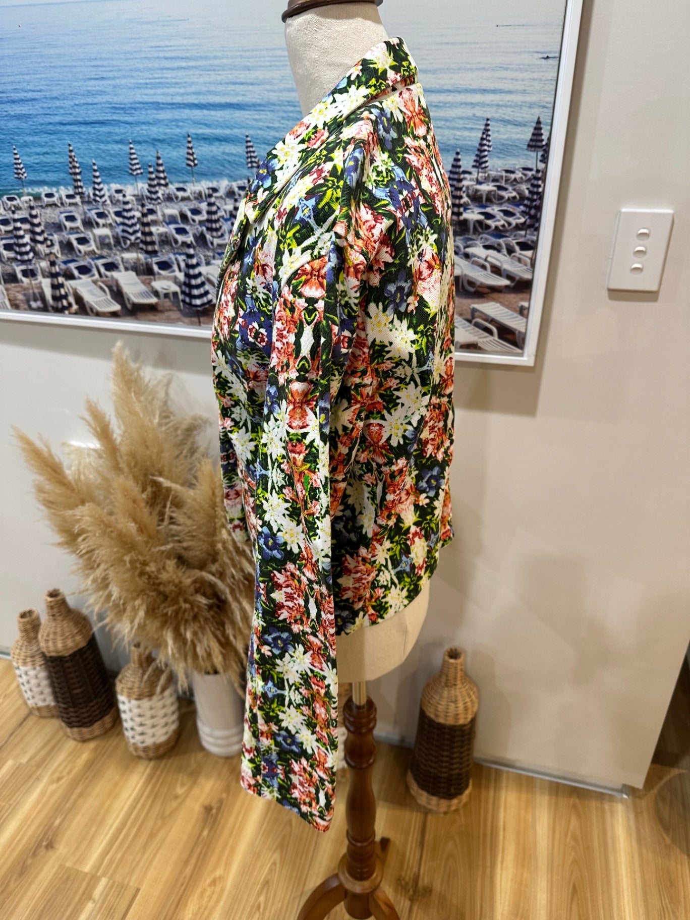 NOW & THEN Floral Denim Jacket 