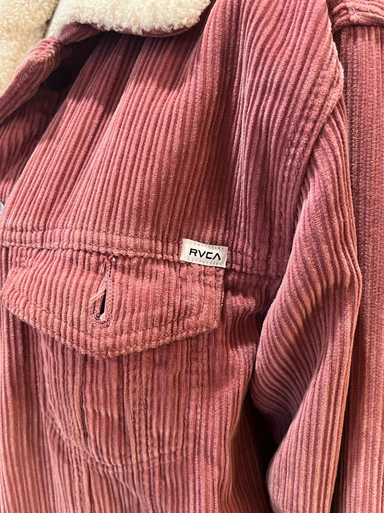 RVCA Pink Jacket Size 10