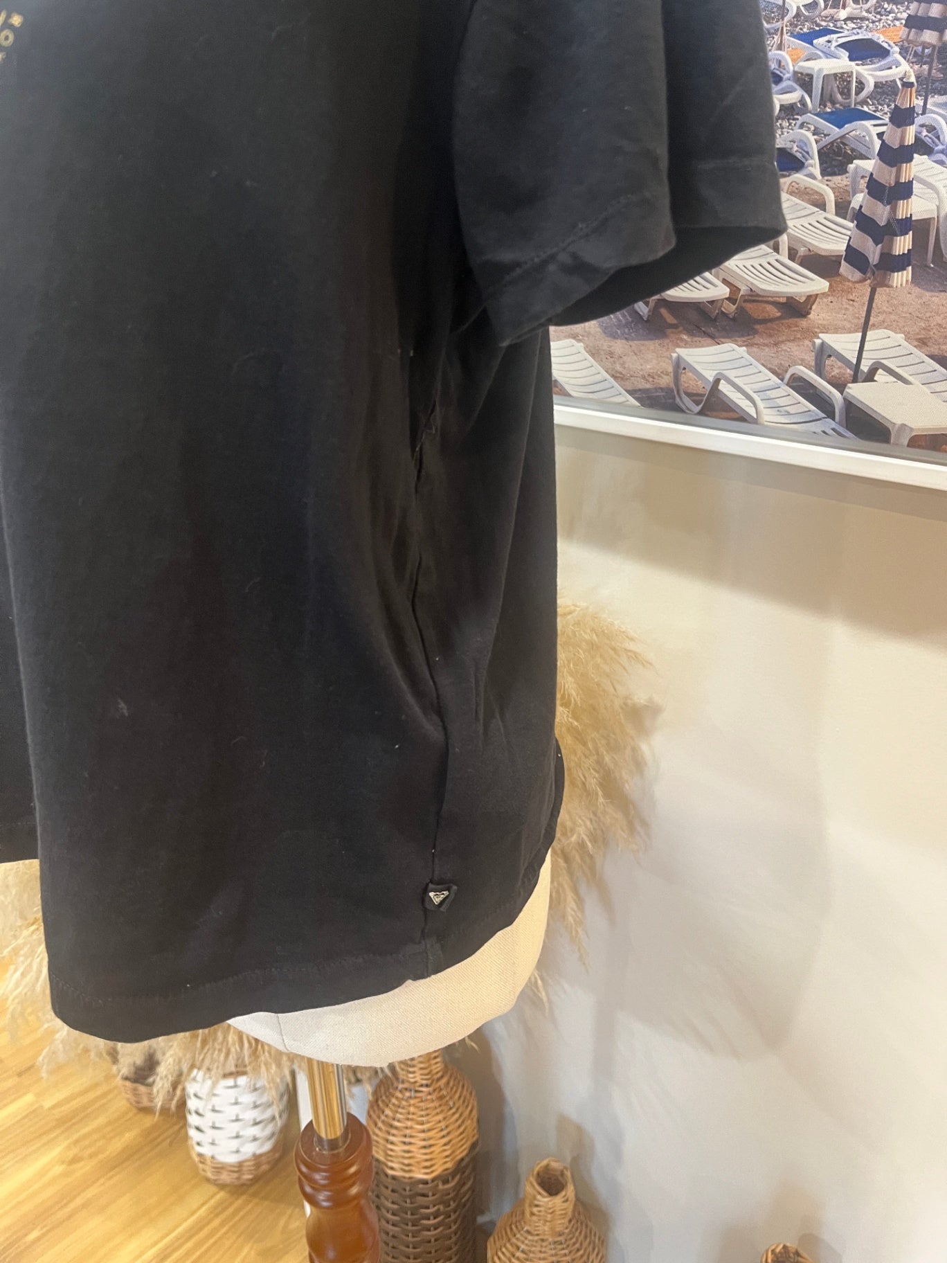 Roxy T-Shirt Black Size M