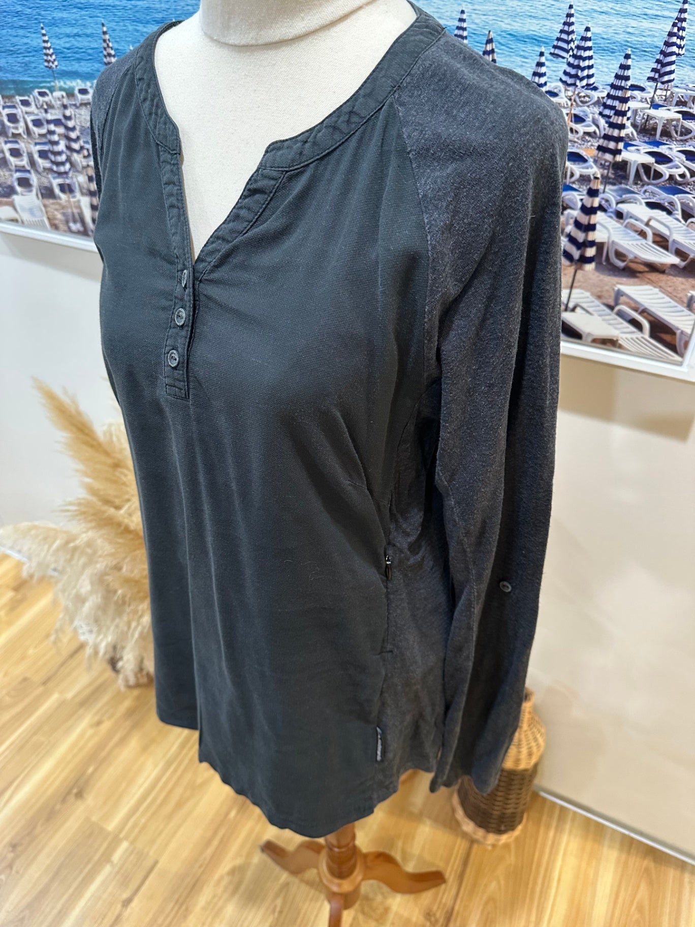 Kathmandu Shirt Black/Grey