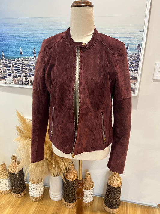 Capture Burgundy Jacket Size 10 