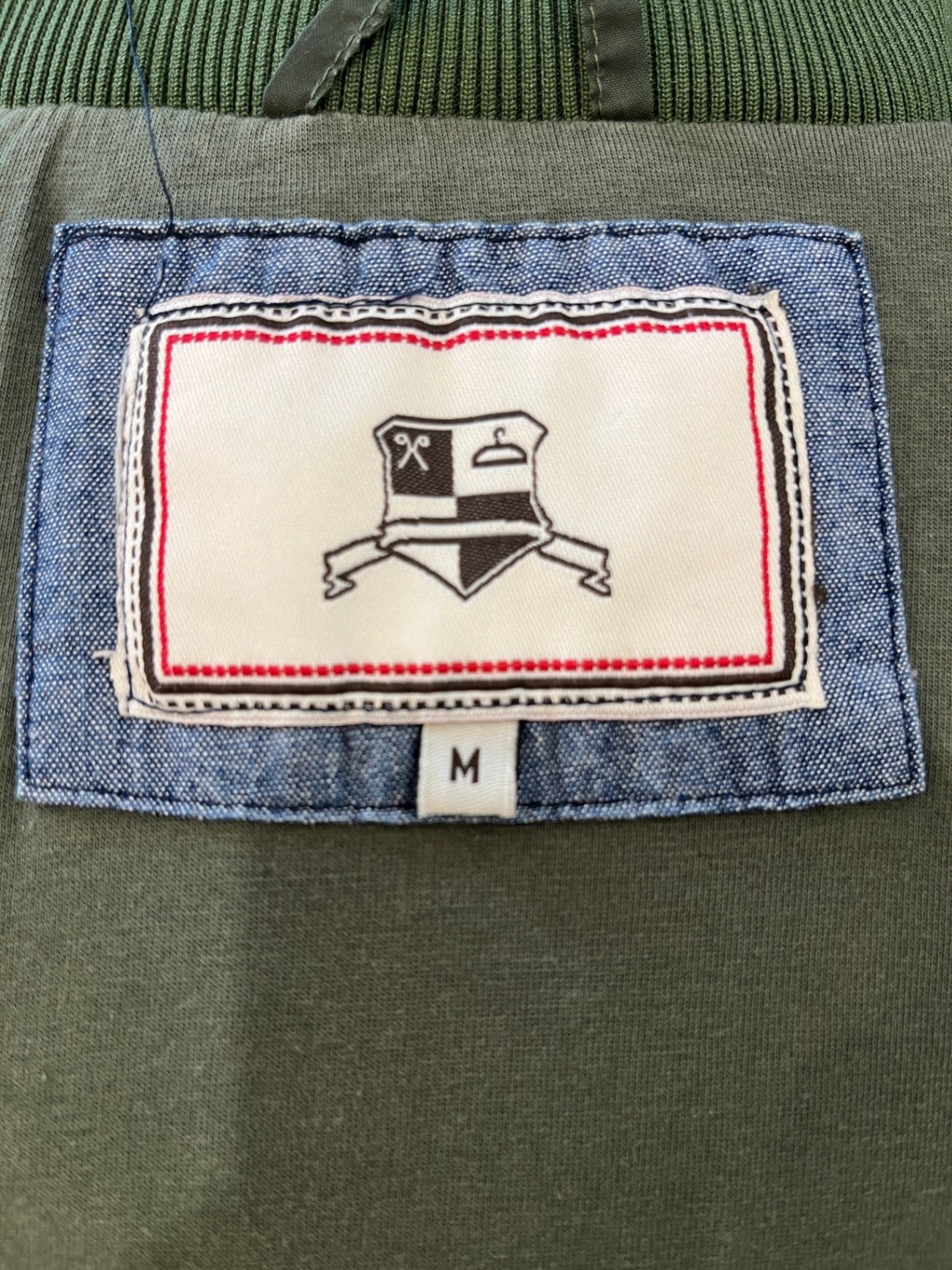 Hooded Jacket Khaki Green Medium 