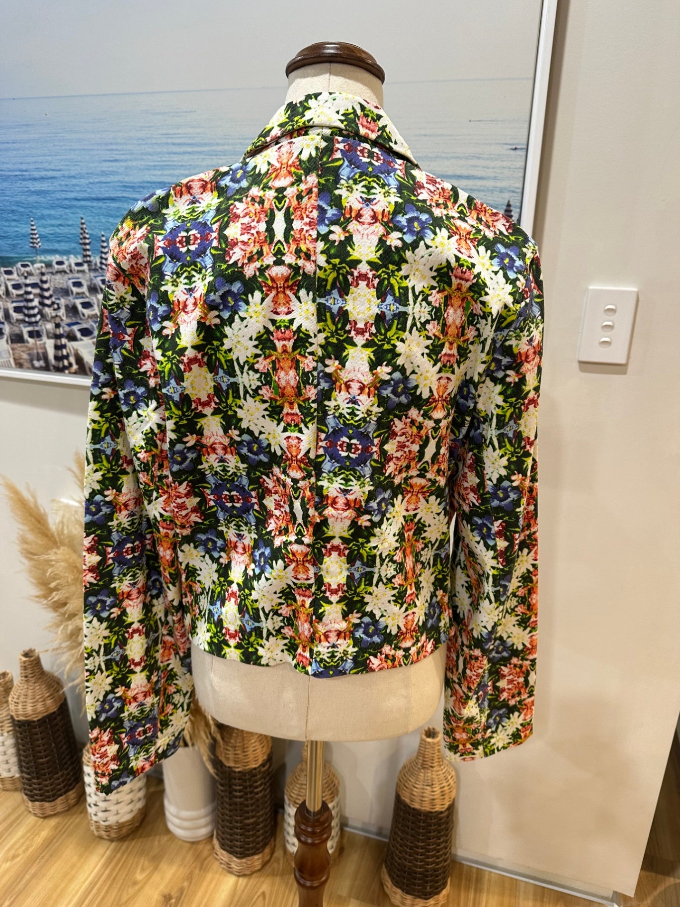 NOW & THEN Floral Denim Jacket 