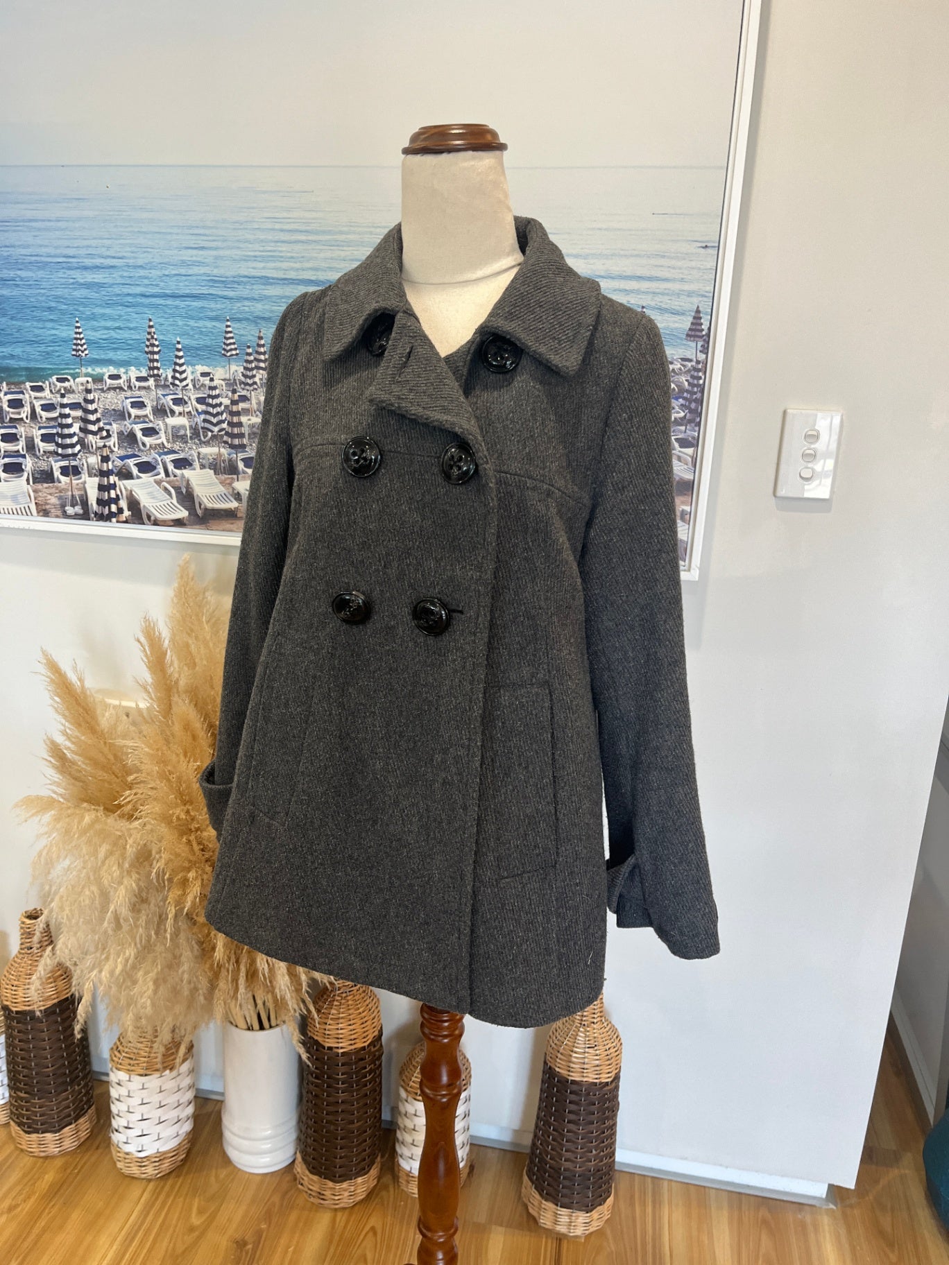 Max Grey Coat Size 8