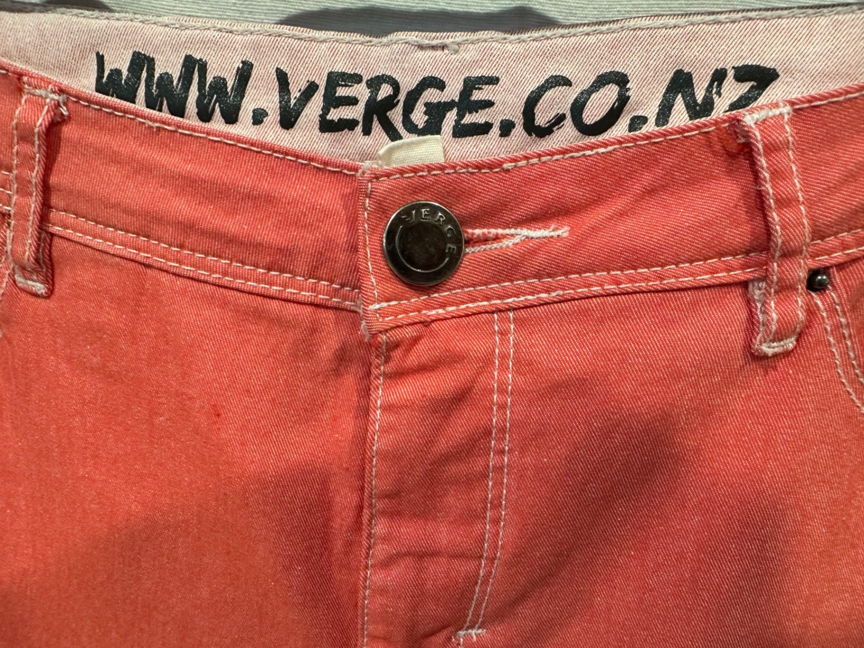 Verge Jeans Peach/Pink Size 12