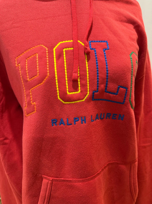 Polo Ralph Lauren Hooded Red Jacket Medium 