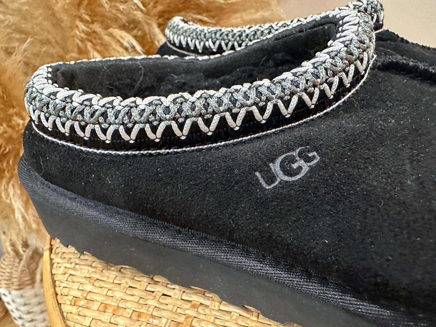 UGG Black Slides Size 37