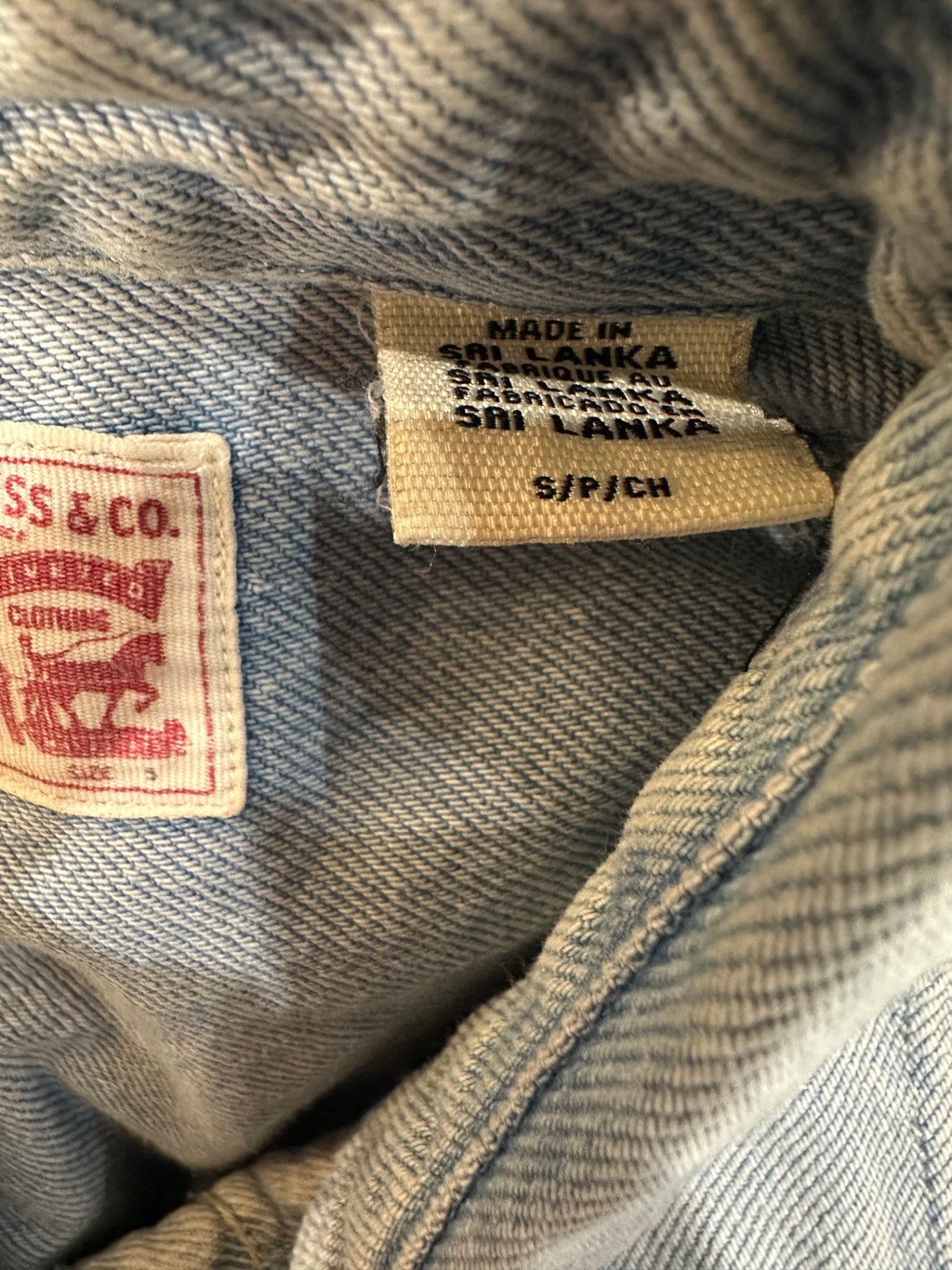 Levi's Denim Shirt Small