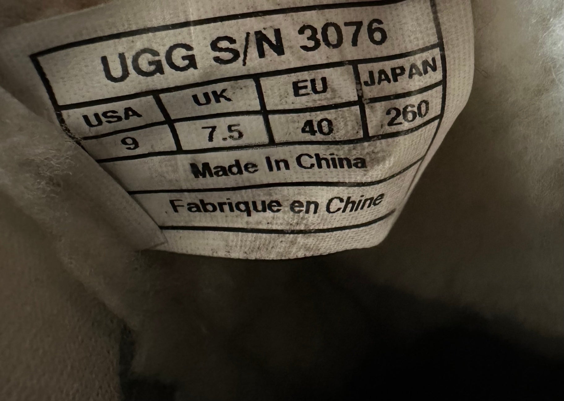 UGG Sneakers White/Silver Size 40 