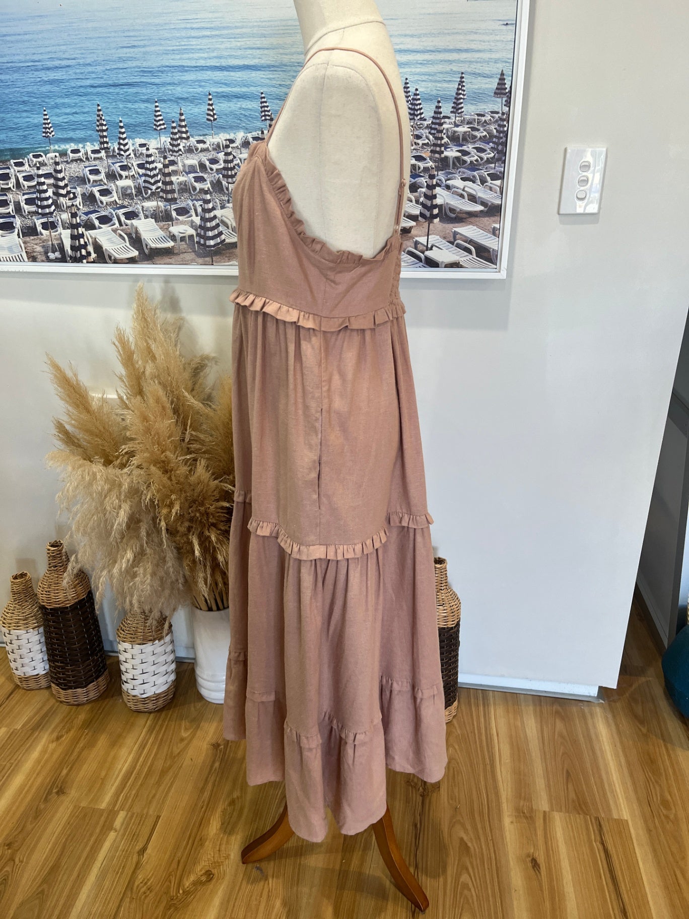 Harni Blush Pink Dress Size 8