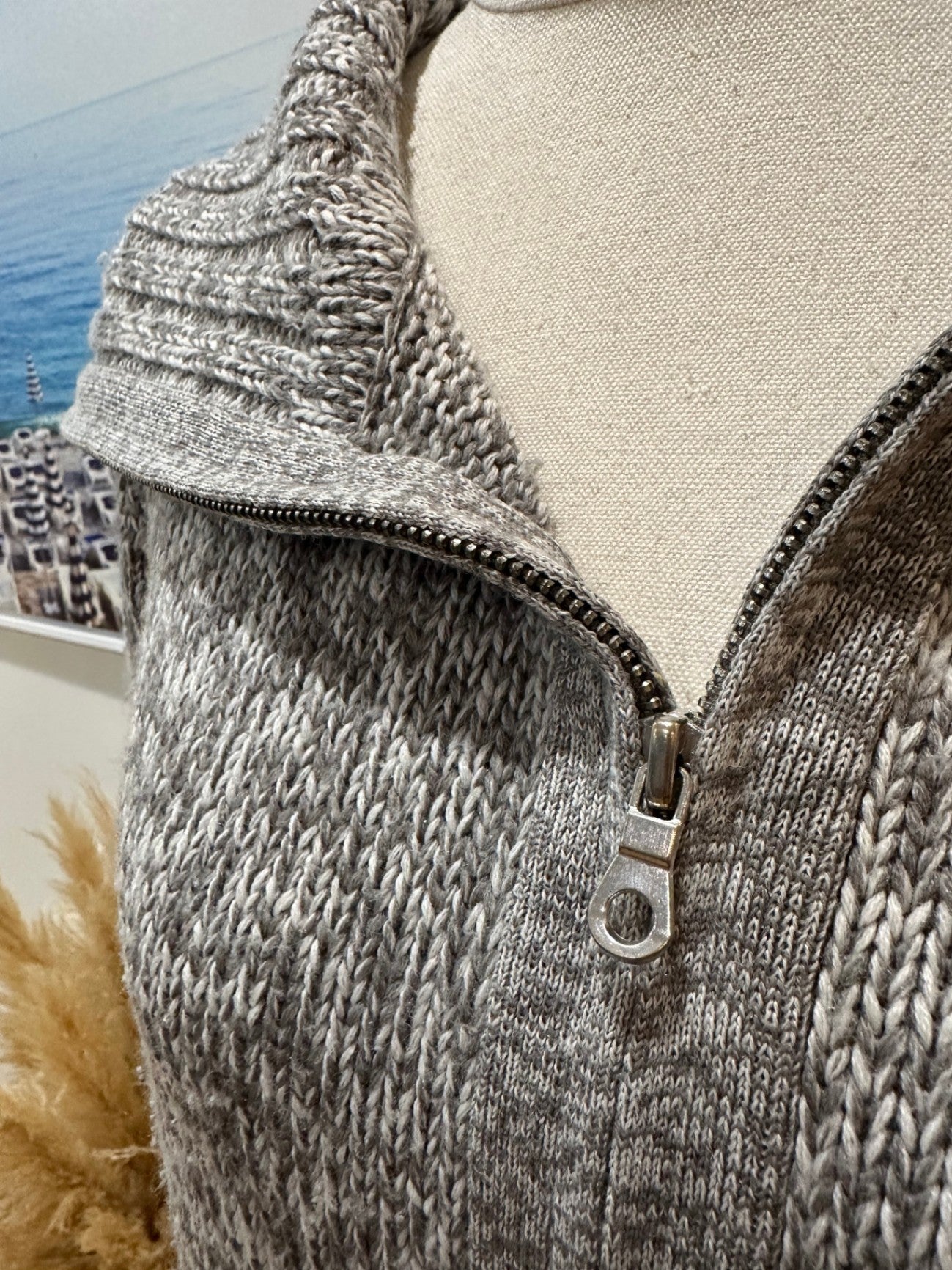 Max Vintage Jumper Grey Medium