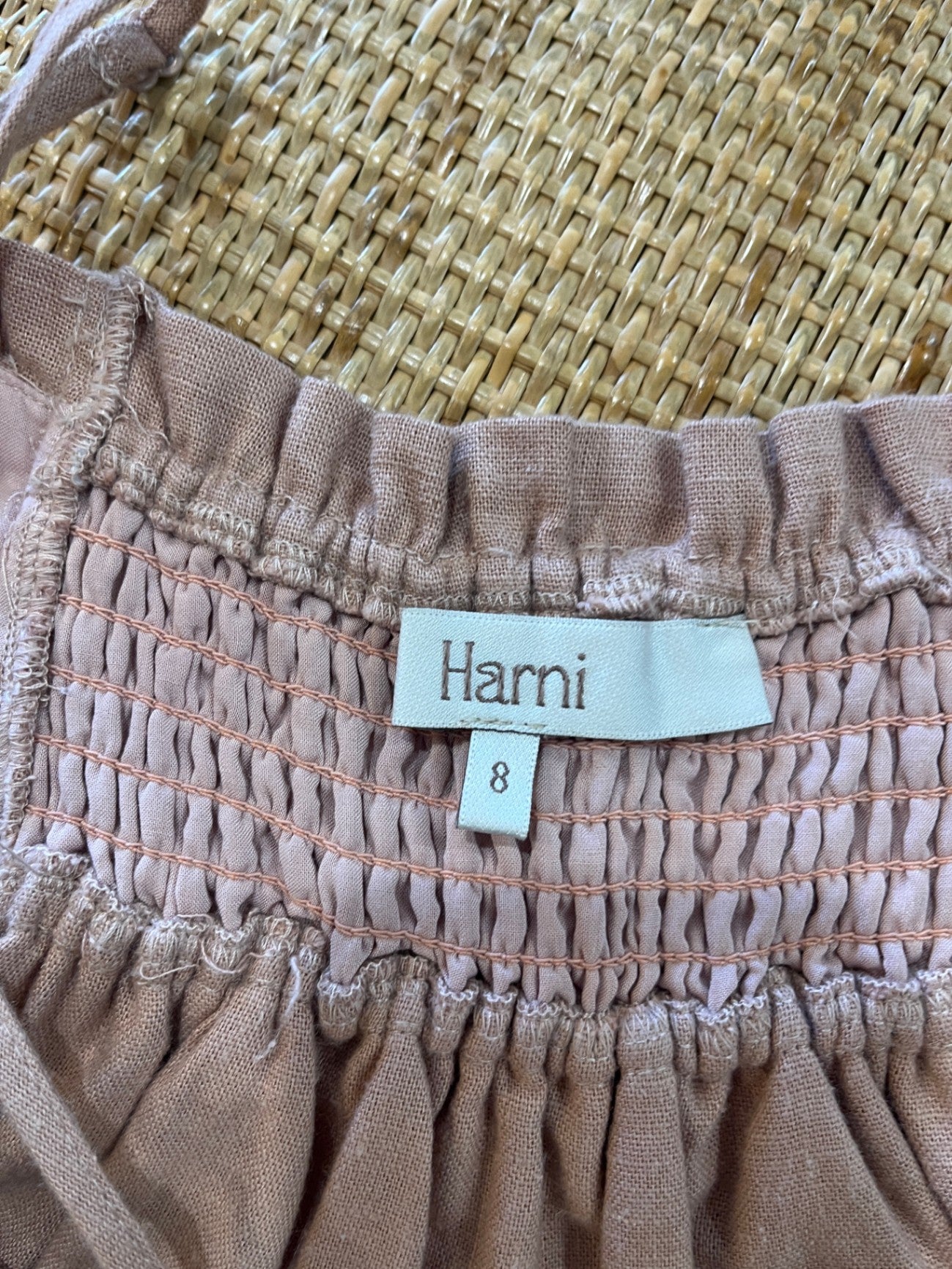 Harni Blush Pink Dress Size 8