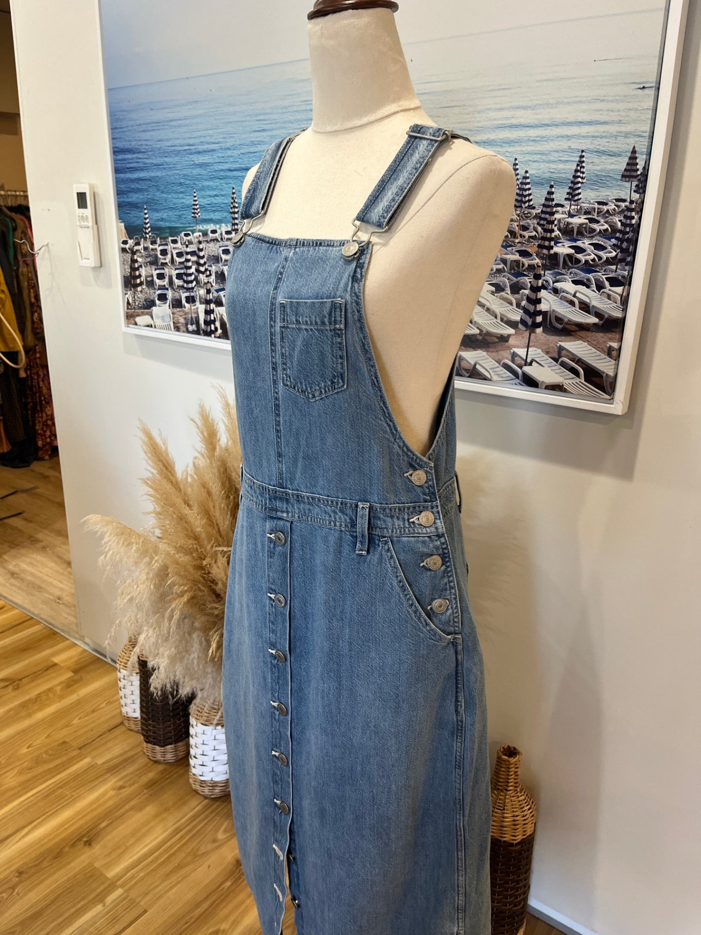 Levi Strauss & Co. Dungaree Denim Dress XS