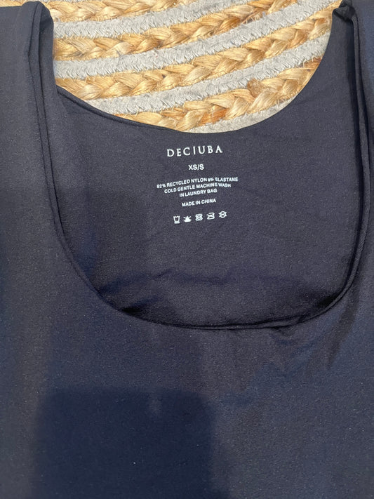 DECIUBA Singlet Black Top XS/S 
