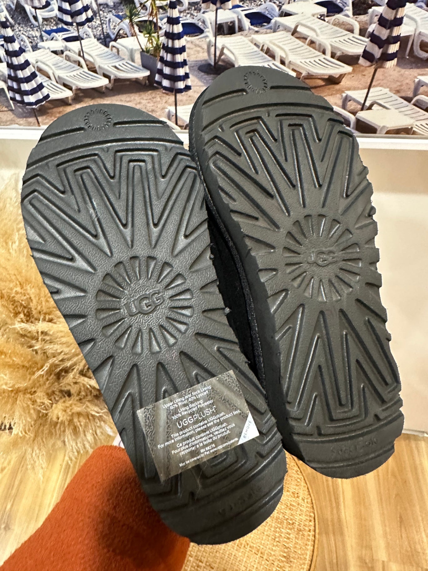 UGG Black Slides Size 37