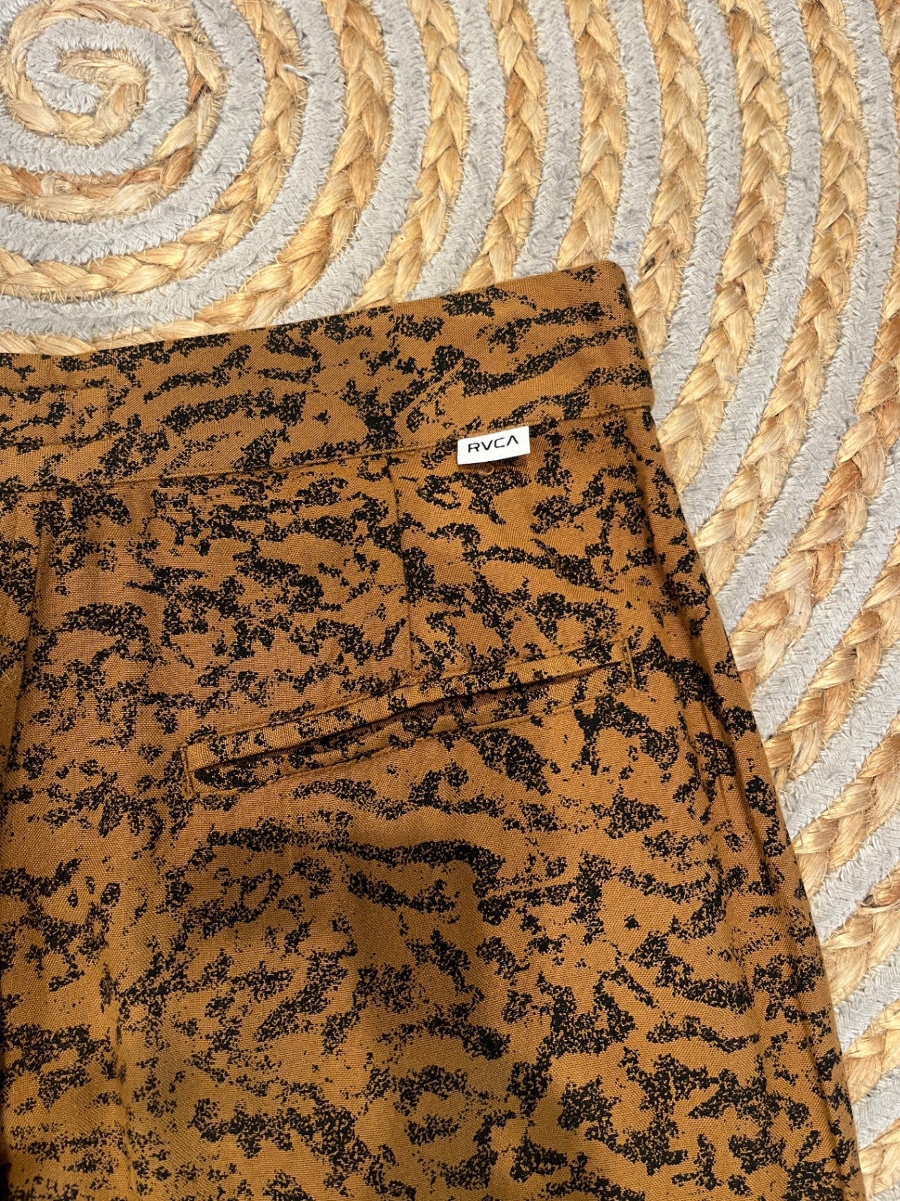 RVCA Brown/Black Pants 