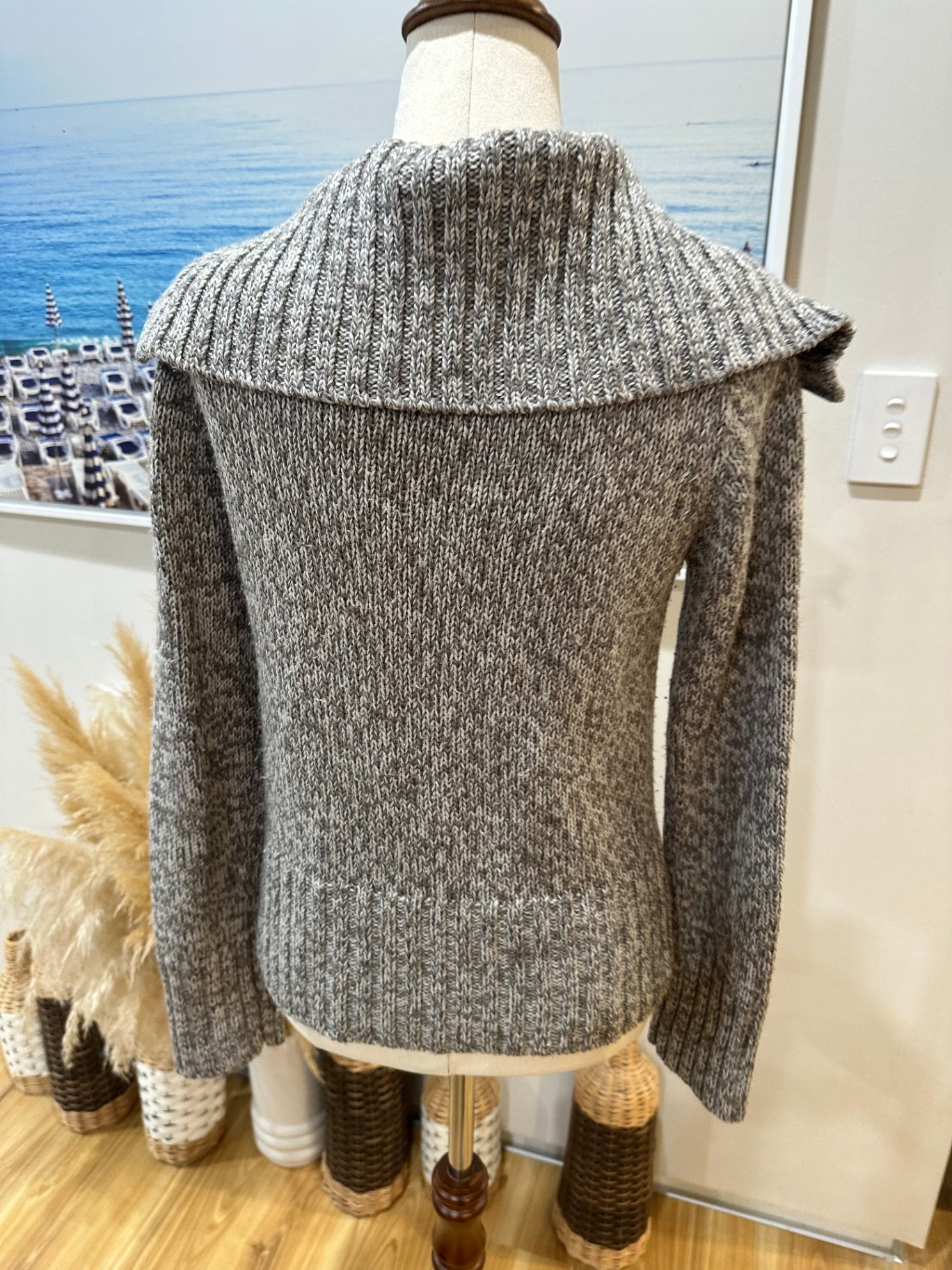 Max Vintage Jumper Grey Medium