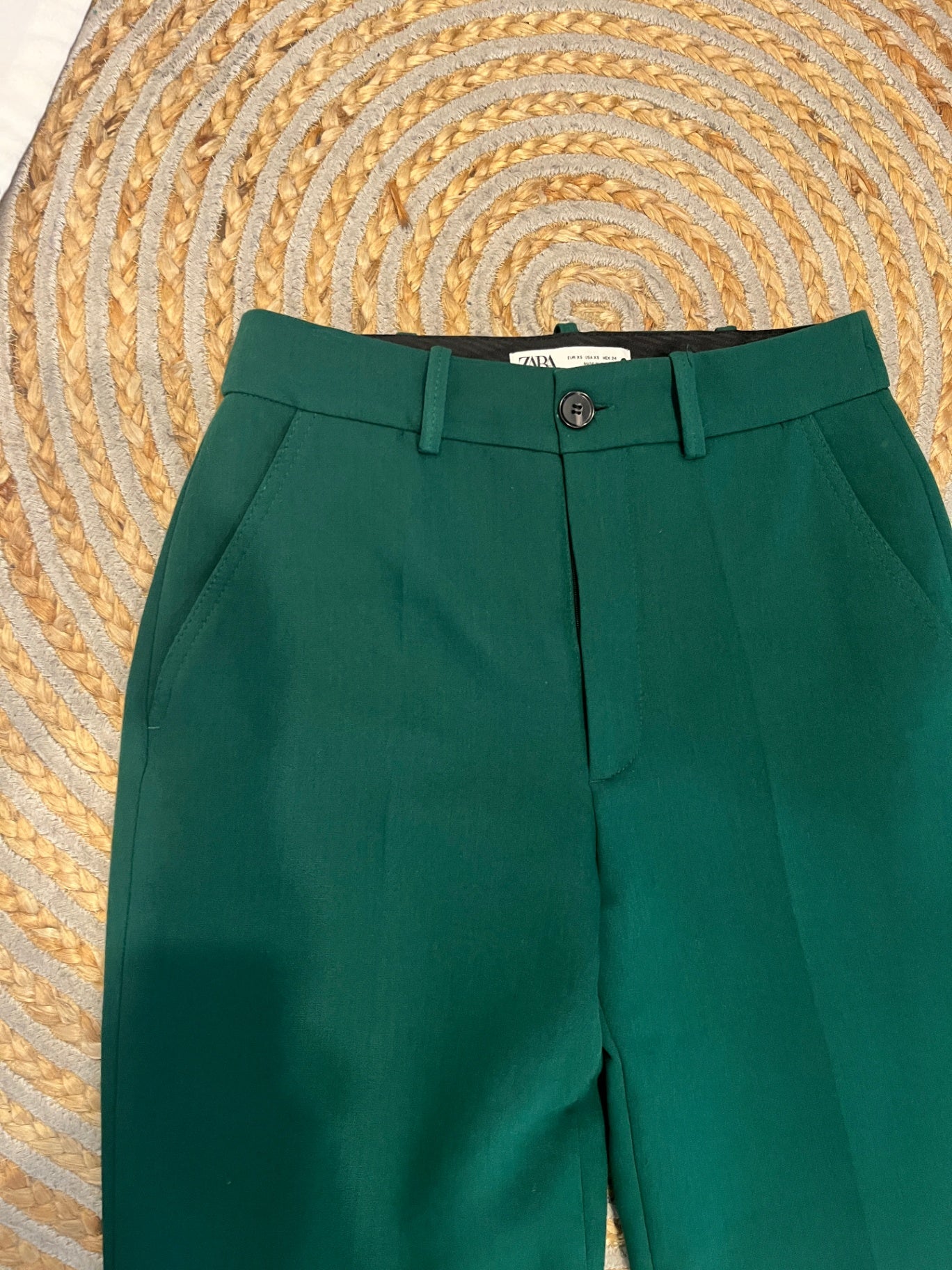 Zara Green Pants XS